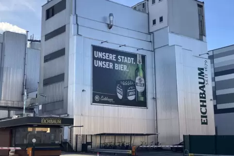 Die Privatbrauerei Eichbaum in Mannheim. 
