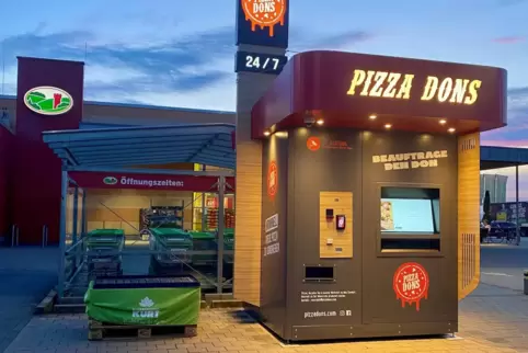 Der neue Automat steht auf dem Parkplatz des Wasgau-Supermarkts in der Albert-Einstein-Allee in Waldsee. 