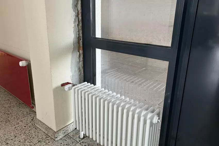 An manchen Stellen sieht man noch Provisorien: Warten auf die kommenden Schritte der Sanierungen.