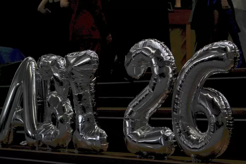Auch passende Luftballons durften nicht fehlen.