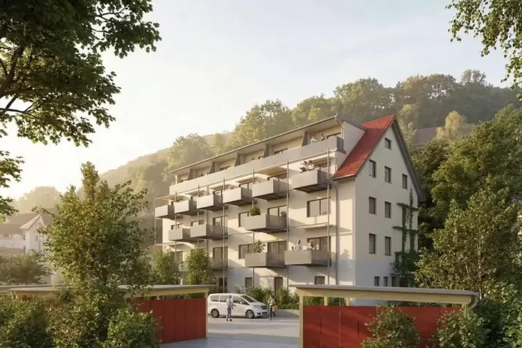 So soll das Geb&auml;ude nach dem Umbau aussehen. 