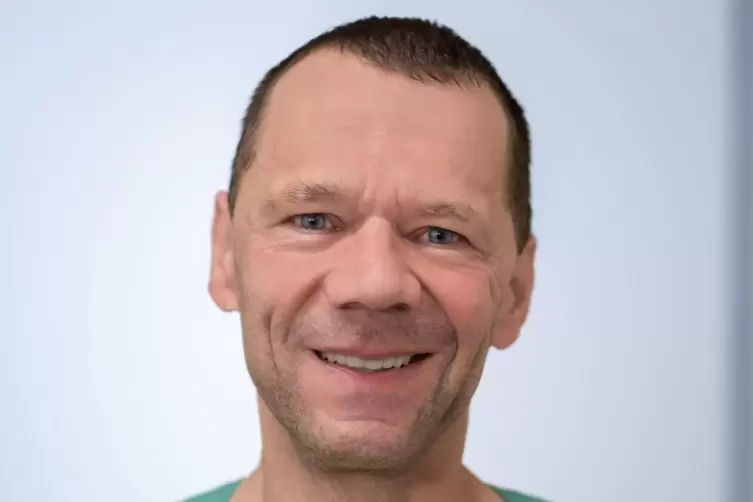 J&uuml;rgen Majolk, Chefarzt der Interdisziplin&auml;ren Zentralen Notaufnahme des &bdquo;Diak&ldquo;. 
