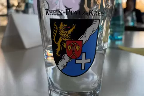 Auch das Wappen des Rhein-Pfalz-Kreises benötigt eine Generalüberholung, aber im Rahmen der gestalterischen Richtlinien. 
