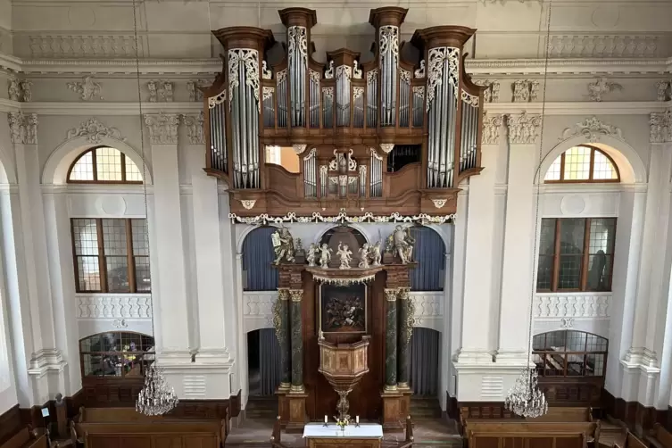 Auch die barocke Orgel der Paulskirche muss saniert werden.