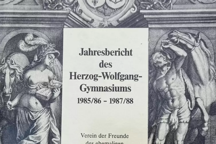 Das Cover des letzten Jahresberichts 1987/88. 