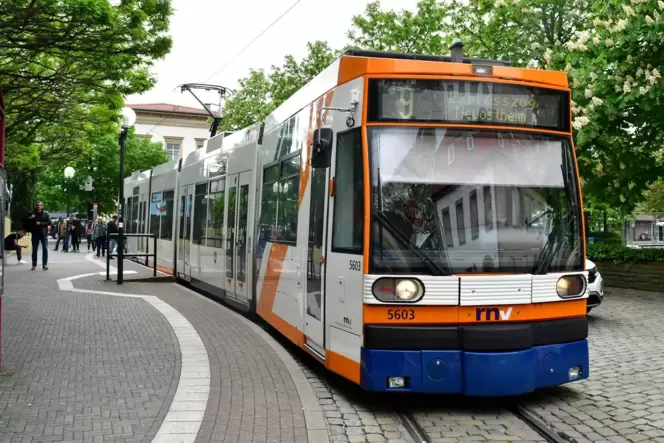 Bis nach Bad Dürkheim fahren die Straßenbahnen der RNV GmbH. Der Anschluss Frankenthals ans Netz ist Teil eines Gedankenspiels. Bis nach Bad Dürkheim fahren die Straßenbahnen der RNV GmbH. Der Anschluss Frankenthals ans Netz ist Teil eines Gedankenspiels.