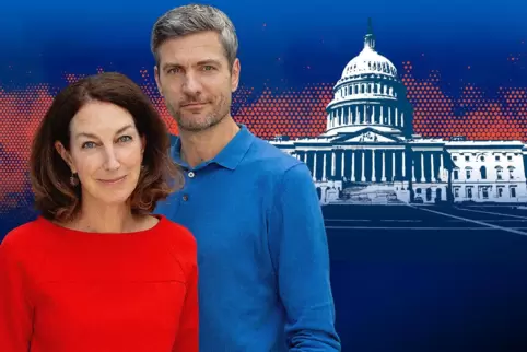 Über 80 Folgen seiner Podcast-Reihe „Amerika, wir müssen reden!“ hat das Ehepaar Jiffer Bourguignon und Ingo Zamperoni seit 2022