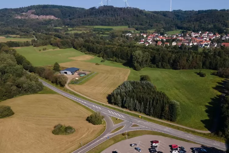 Weitere &bdquo;Turbofl&auml;che&ldquo;: das geplante Gewerbegebiet in Reichweiler. Ein privater Investor soll laut Verbandsgemeinde Kusel-Altengl
