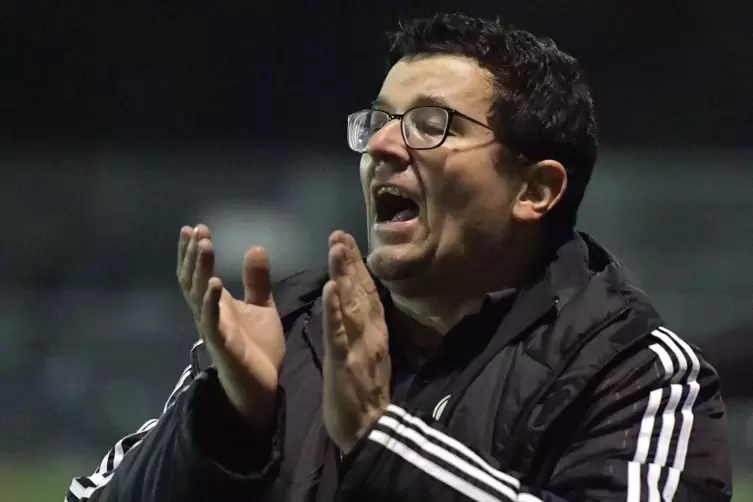 Ingo Reich war schon im 08-Heimspiel gegen Oppau an der Seitenlinie.