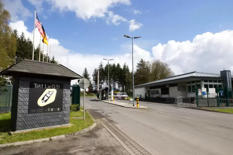Der Luftwaffenst&uuml;tzpunkt B&uuml;chel in der Eifel.