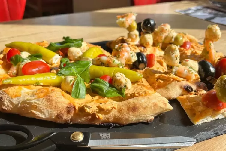 So sieht die Gourmet-Pizza aus.