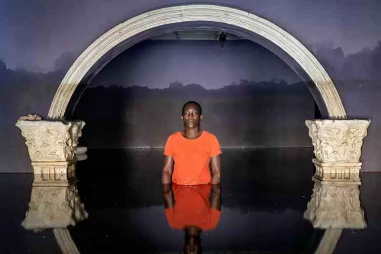 Gideon Mendel besuchte f&uuml;r die Serie &bdquo;Deluge&ldquo; weltweit Hochwassergebiete &ndash; dieses Foto entstand in Nigeria. 