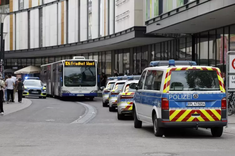 Im Umfeld der Mall kommt es &ouml;fter mal zu Polizeieins&auml;tzen. Das Foto stammt aus dem Jahr 2022.