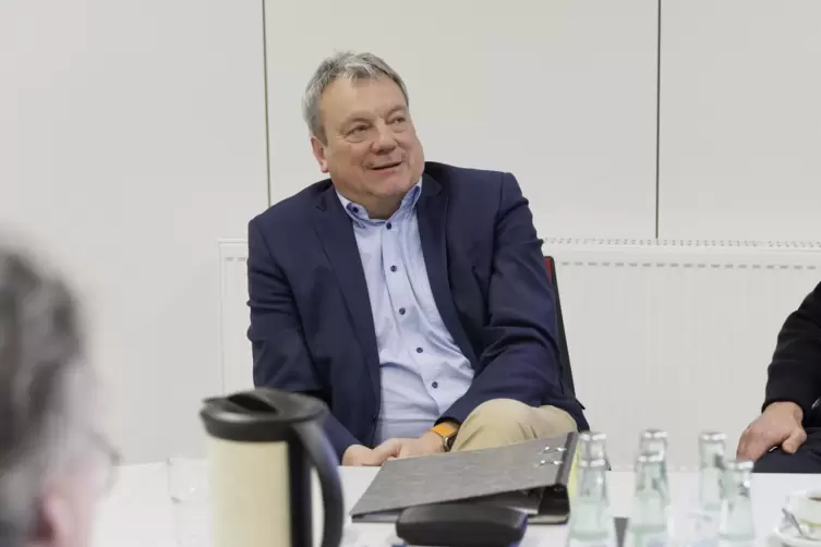 Hans K&auml;stner, Pr&auml;sident des Polizeipr&auml;sidiums Westpfalz.