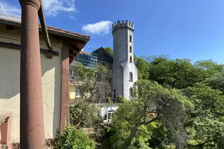 H&auml;tte ein Gesamtkunstwerk aus Wohnhaus,Atelier unde Museum werden k&ouml;nnen: der Slevogthof &uuml;ber Leinsweiler.