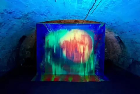 Und es ward Licht ... im Felsenkeller: Installation von Ingo Bracke.