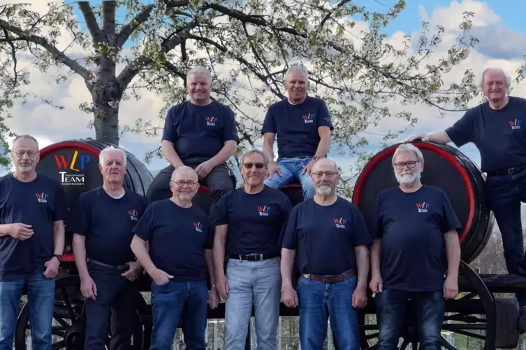 Das Team Weinlehrpfad. 