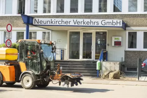 Das Gebäude der Neunkircher Verkehrsgesellschaft (NVG). 