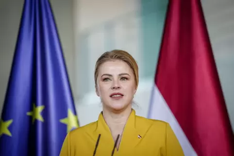 Lettlands Ministerpräsidentin Evika Silina