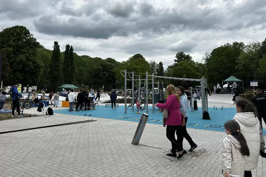 Besonders für heiße Tage gibt es einen Trinkwasserspender.