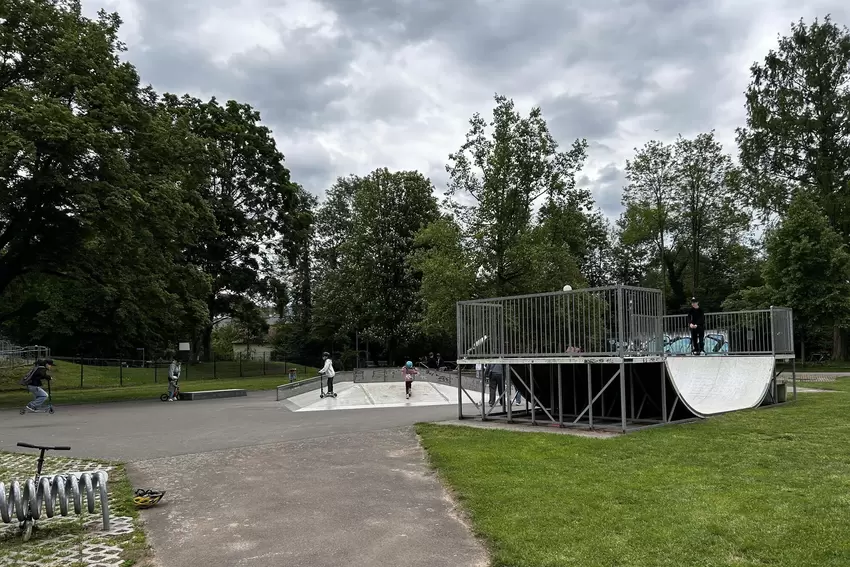 Was mit der alten Skateranlage passiert, ist noch offen.