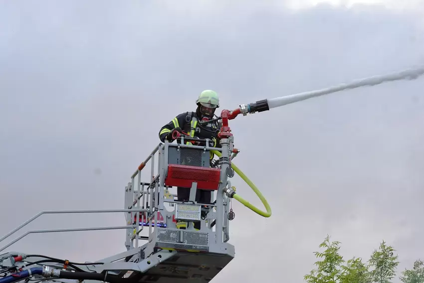 Das Feuer ist gelöscht.