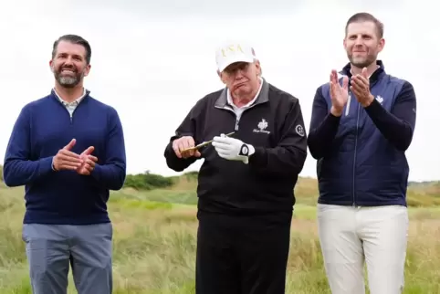 US-Präsident Trump in Schottland