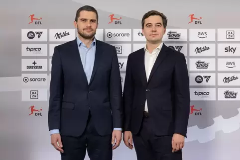 DFL-Chefs Marc Lenz und Steffen Merkel