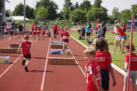 Kinderleichtathletik-Fest 2025 in Offenbach.