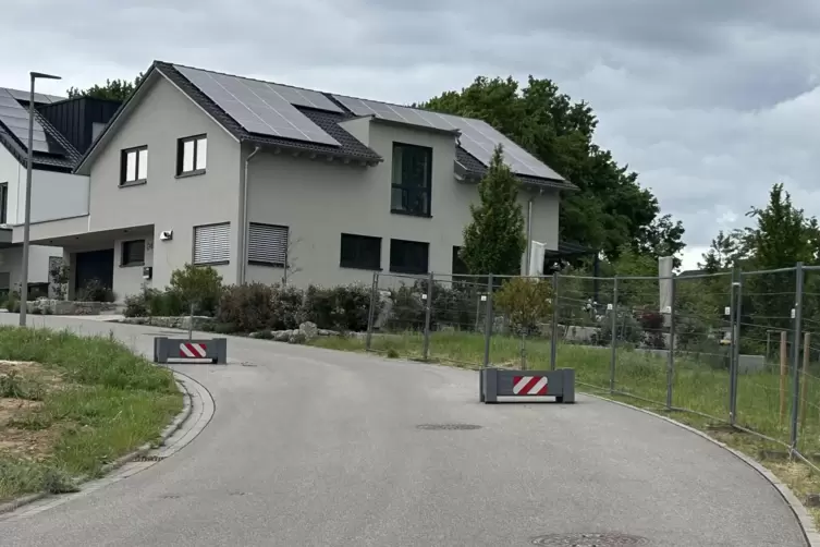 K&uuml;bel sollen die Situation im Rosenweg entsch&auml;rfen, helfen aber kaum, kritisieren Anwohner. 