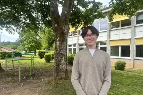Noah Jackson vom Sickingen-Gymnasium Landstuhl/Wallhalben fährt für das Bundesfinale von „Jugend forscht“ nach Herzogenaurach. 
