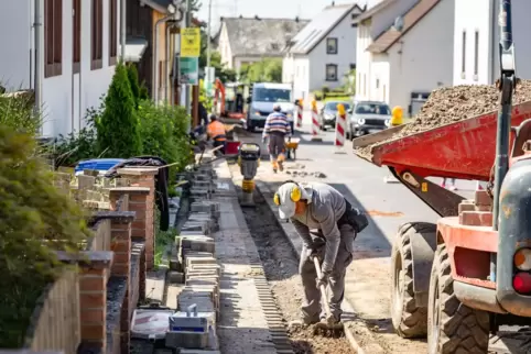 Nicht nur in Zweibrücken war die UGG unterwegs. Auch im Zweibrücker-Land verlegte sie Glasfaser. Unser Foto zeigt den UGG-Ausbau
