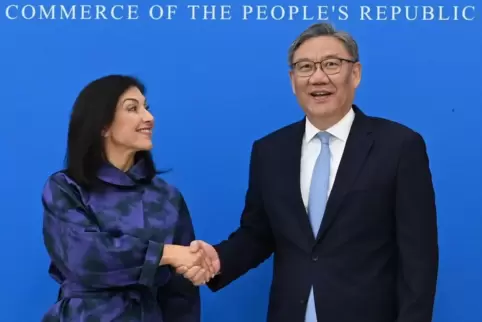 Wirtschaftsministerin Reiche in China