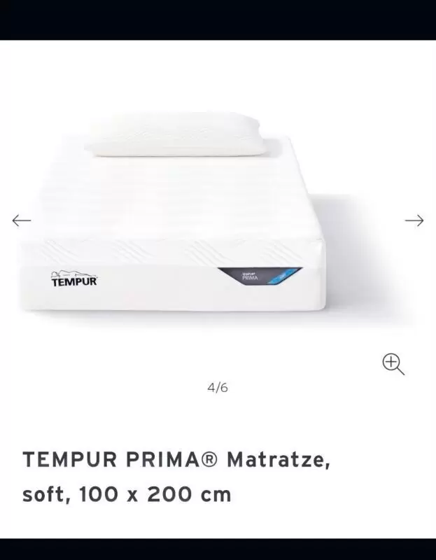 Verkaufe zwei komplett neue TEMPUR PRIMA  Matratzen in der Größe 100 x 200 cm. Härtegrad: Soft Die Matratzen bieten hohen Schlaf