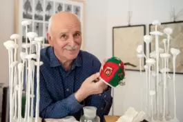 Martin Lorenz formte gerne unvergängliche Kunstwerke, indem er die Natur konservierte. 