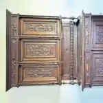 11252828_10_1 Ich verkaufe meinen antiken Schrank aus Eiche, Frankreich ca. 1840. Maße: H 240 cm, B: 150 cm, T: 60cm. Abholpreis: 500 € VHB