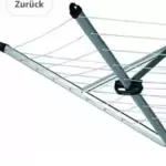 11253108_10_1 brabantia WALLFIX, platzsparend, abklappbar (Onlinebilder), 24m Wäscheleine, Außenleinen 120cm lang. Selbstabholer 50.-€.
