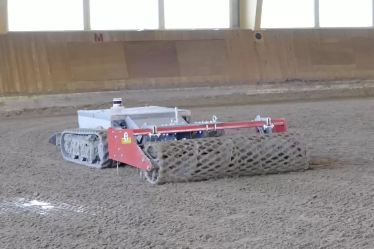 So sieht der Roboter bei seiner Hauptarbeit aus.