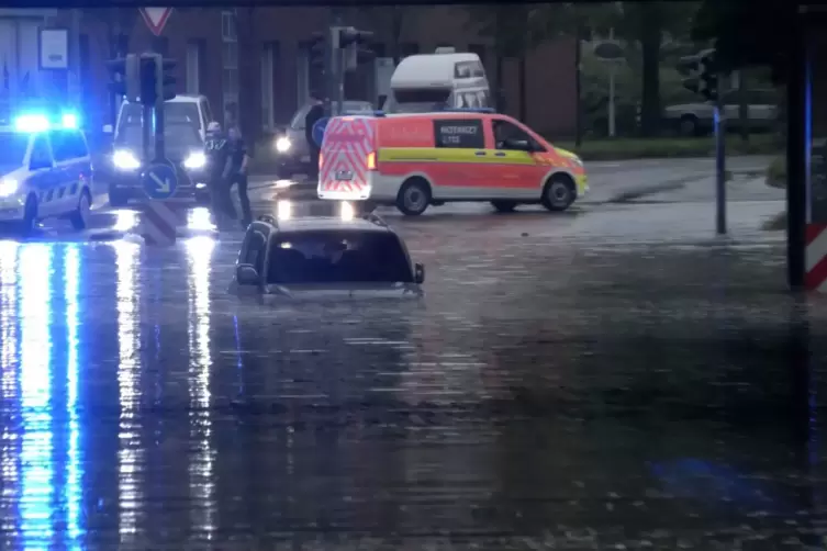 Unwetter in Nordrhein-Westfalen