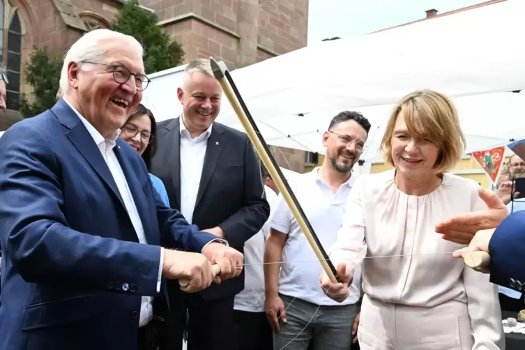 Bundespräsident Steinmeier eröffnet «Fest der Demokratie»