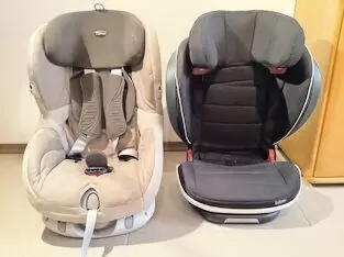 Gut erhaltene BeSafe iZi flex (20,- €) und Britax Römer Trifix (10,- €) sowie ein Kinderkorbsessel (10,- €) in Landau abzugeben.
