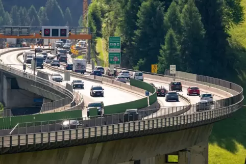 Nach der Demo auf der Brennerautobahn mit Totalsperre