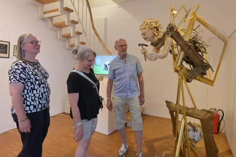 In der Ausstellung des K&uuml;nstlerbunds. 