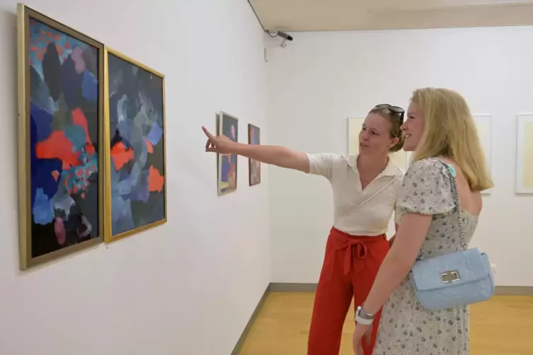 In der Ausstellung des Kunstvereins. 
