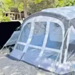11253511_10_1 Sehr gepflegtes Luft Teilvorzelt von Kampa (Fiesta Air Pro 350) abzugeben. Die Luftschläuche sind dicht und alle Reisverschlüsse