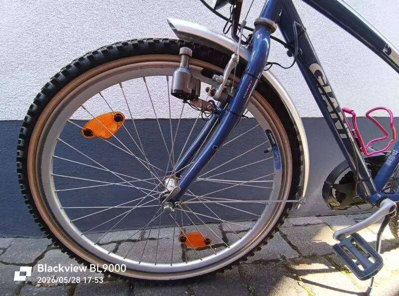 11253549_10_1 Marken Mountainbike mit 26-Zoll Rädern. Es sind leichte Gebrauchspuren vorhanden. Shimano Nexus 7- Gang Nabenschaltung und Brems