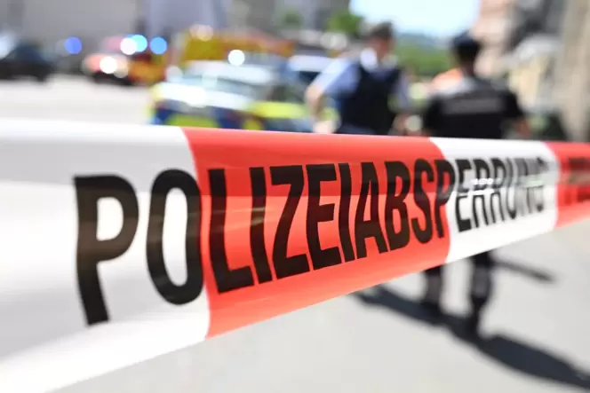Polizeiabsperrung