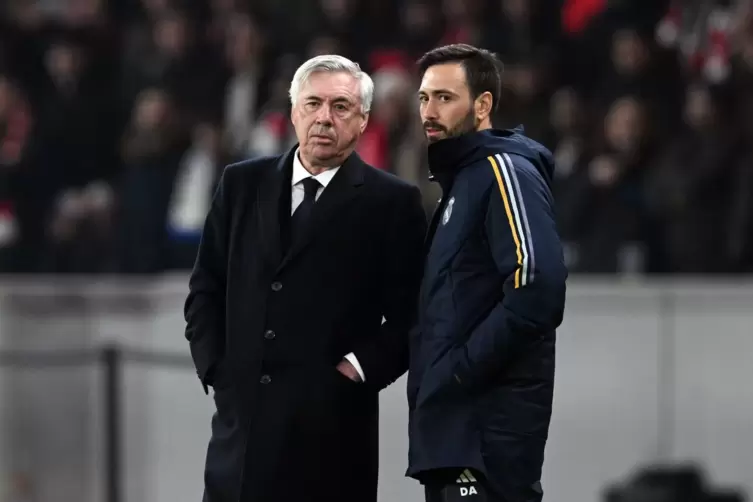 Davide Ancelotti (r) und Carlo Ancelotti 