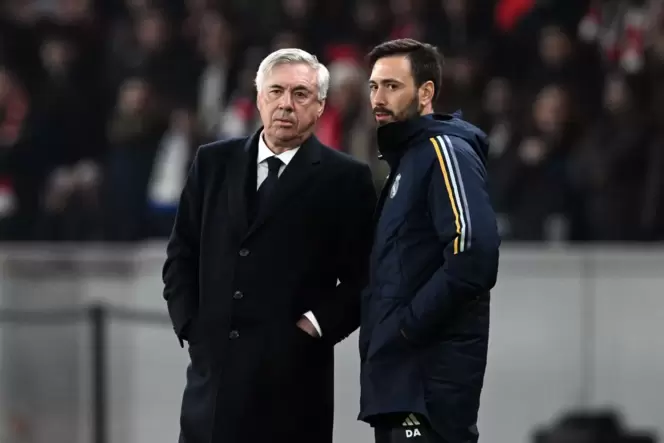 Davide Ancelotti (r) und Carlo Ancelotti