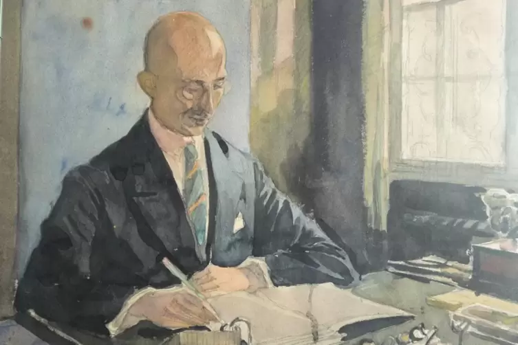 August H&auml;rter, Selbstportr&auml;t 